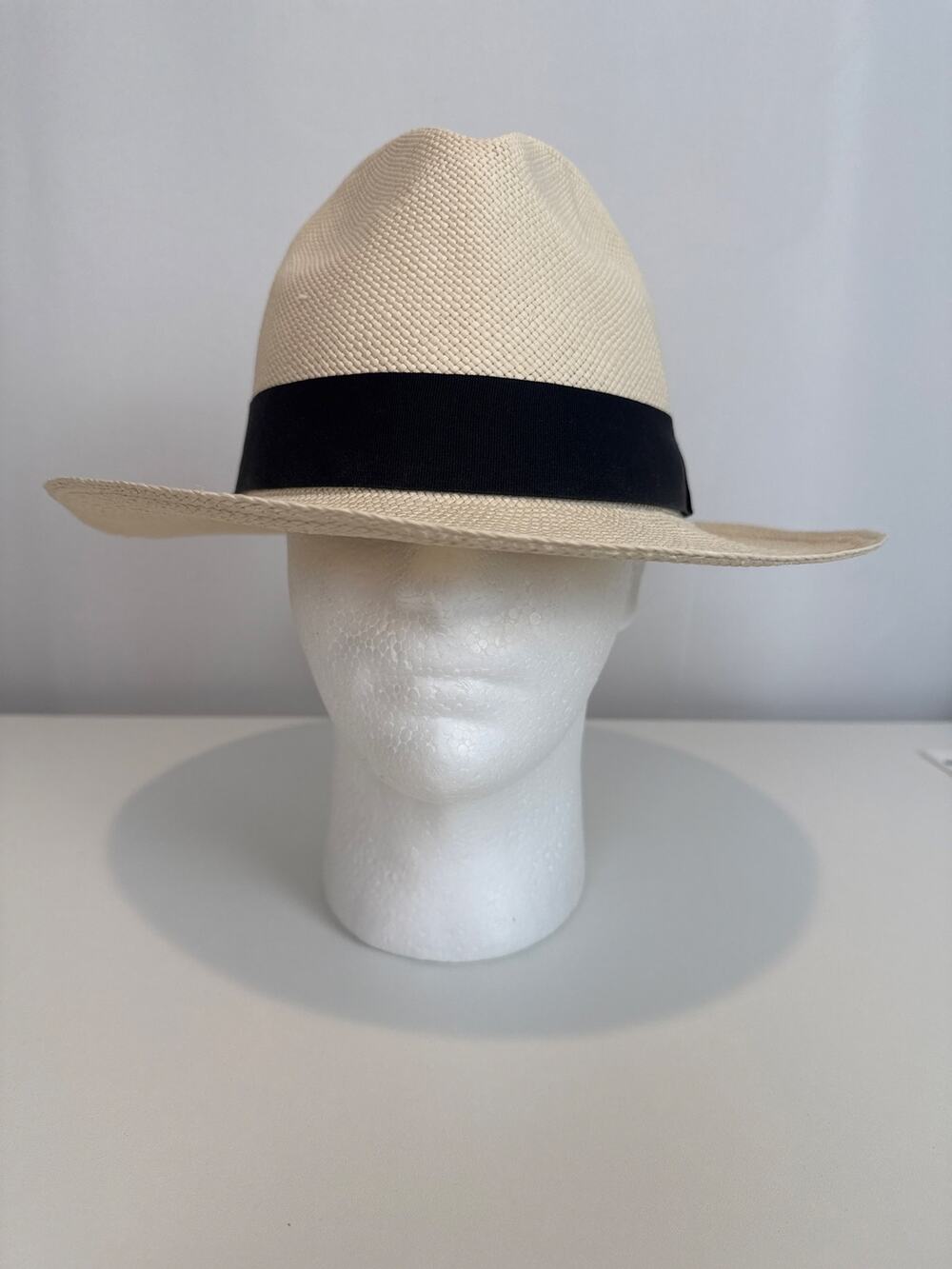 Genuine Montecristi Panama Hat Handwoven Ecuador Size 65 Fedora